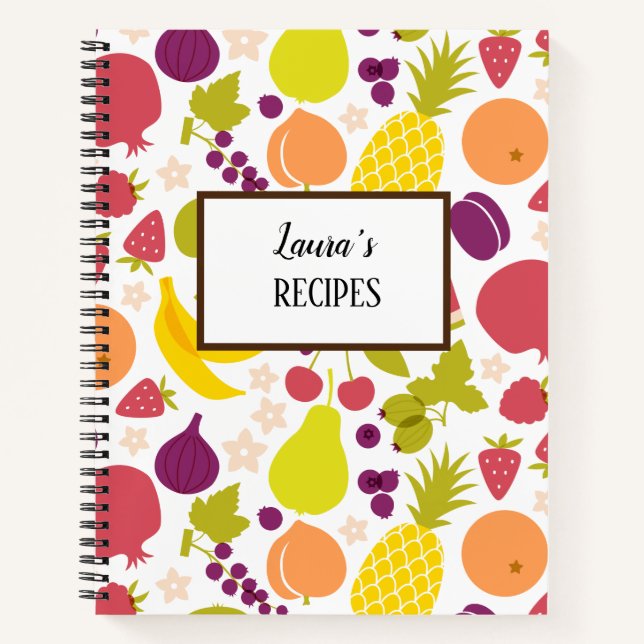 Cuaderno Equipo portátil de recetas personalizado (Anverso)