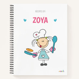 Cuaderno Equipo portátil de recetas personalizado