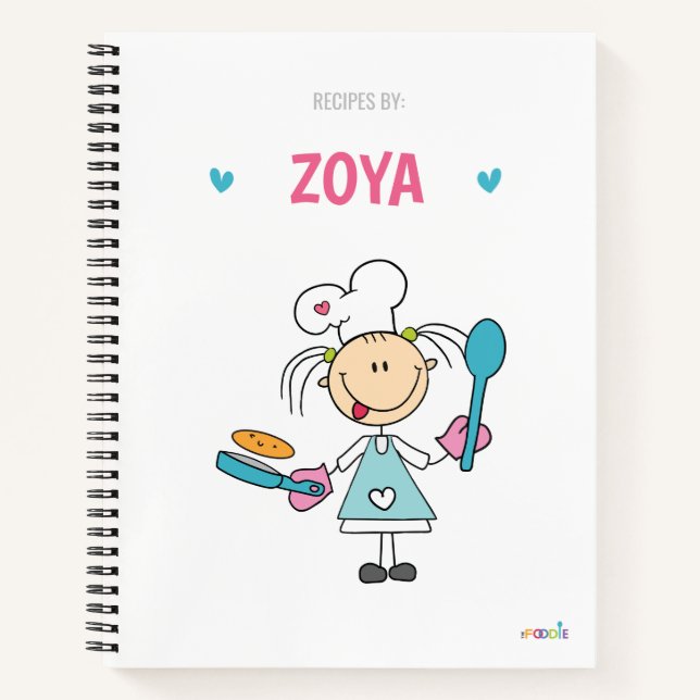 Cuaderno Equipo portátil de recetas personalizado (Anverso)