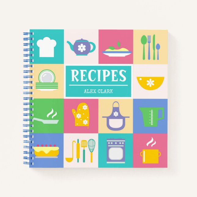 Cuaderno Equipo portátil de recetas personalizado (Anverso)