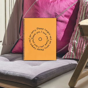 Cuaderno Equipo portátil de reflexión de Hooponopono