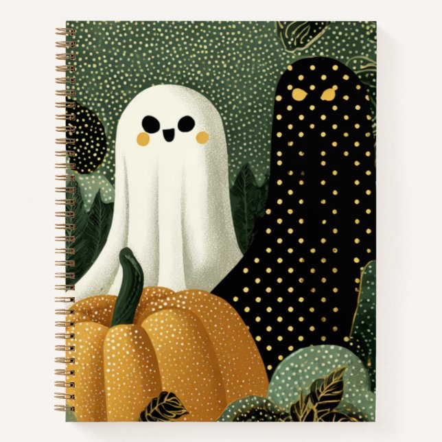 Cuaderno Equipo portátil de Tote Ghostly Friends (Anverso)