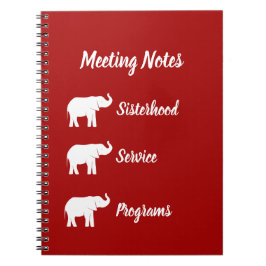 Cuaderno Equipo portátil elefante