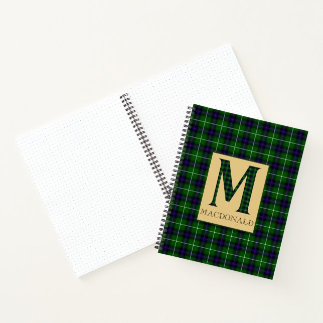 Cuaderno Equipo portátil MacDonald Tartan Monogram M (Interior)