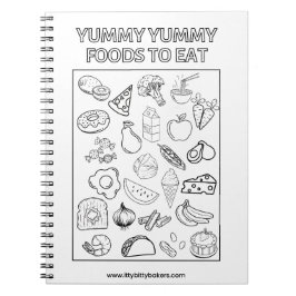 Cuaderno Equipo portátil neutral de alimentos