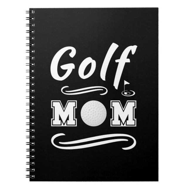 Cuaderno Equipo portátil para mamá de golf (Frente)