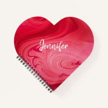 Equipo portátil personalizado de Red Hot Swirls