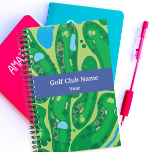 Cuaderno Equipo portátil personalizado para juegos de golf