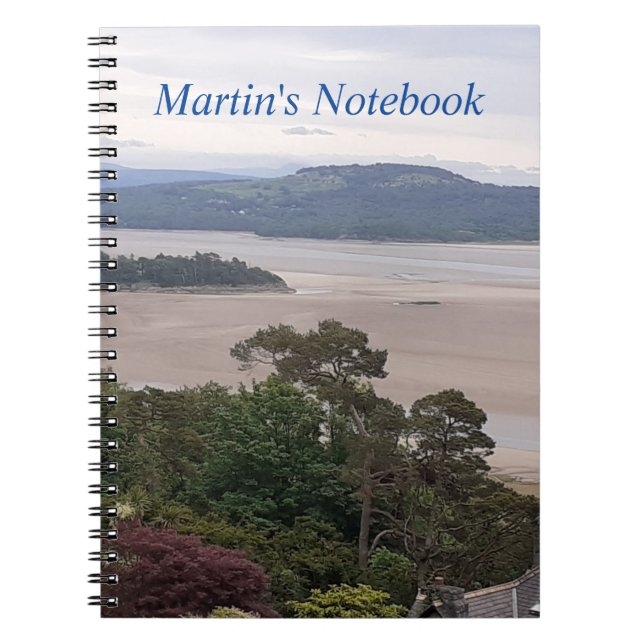 Cuaderno Equipo portátil Rainy Morecambe Bay (Frente)