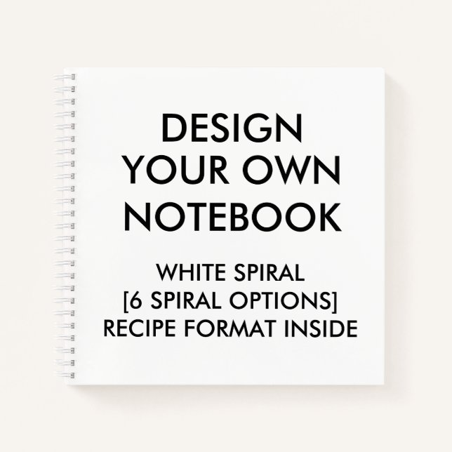 Cuaderno Equipo portátil RECIPE personalizado personalizado (Anverso)