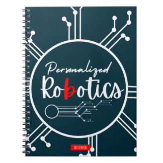 Cuaderno Equipo portátil robótico personalizado