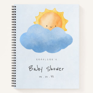 Cuaderno Equipo portátil Sunshine Baby Shower Gift List