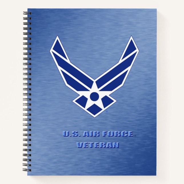Cuaderno Equipo portátil USAFd gran veterano (Anverso)