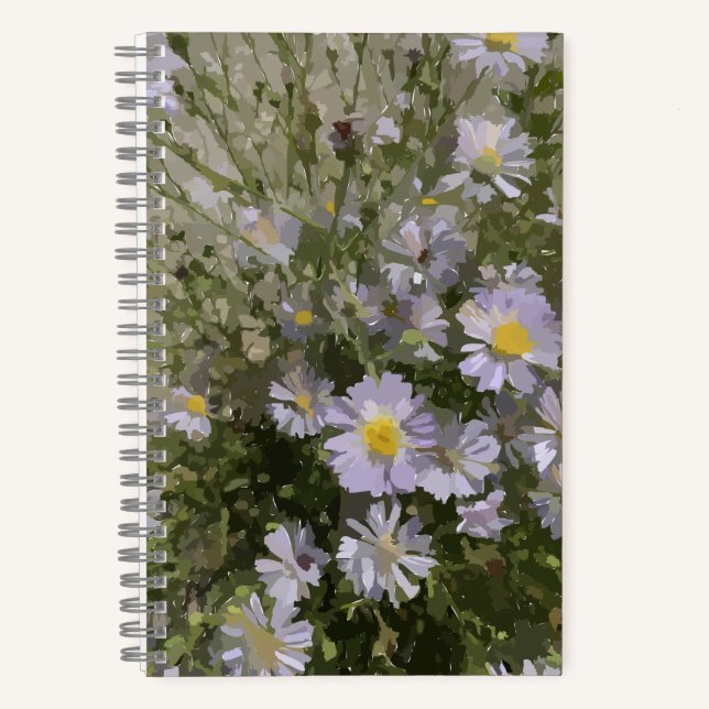 Cuaderno Equipo portátil Violet Asters (Anverso)