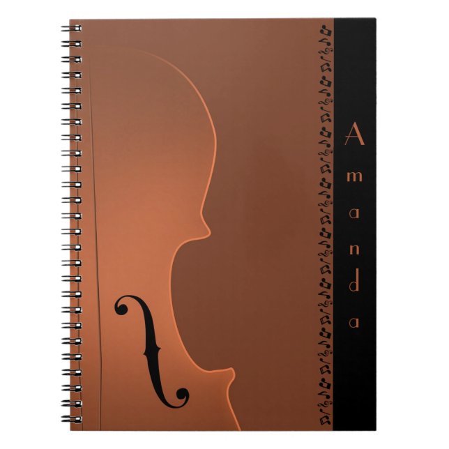 Cuaderno Equipo portátil Violin Music Instrument (medio) (Frente)