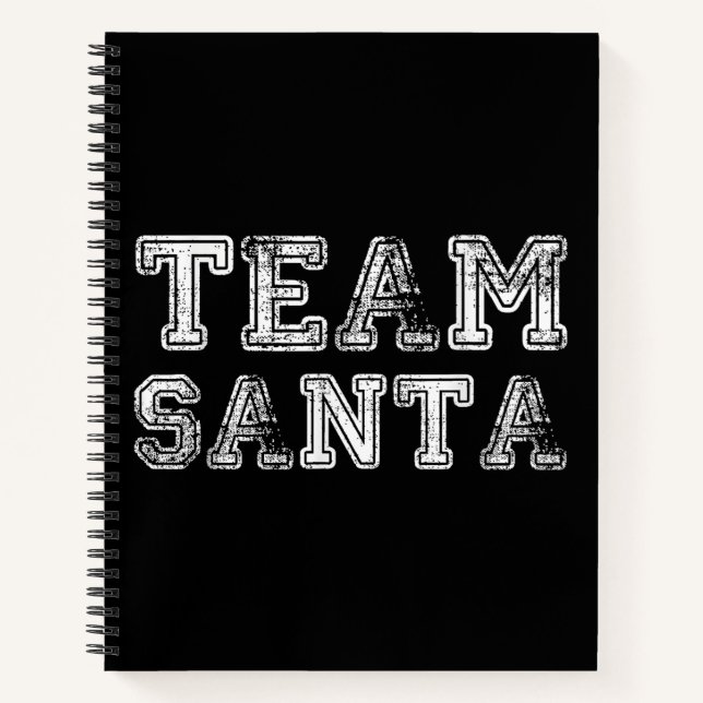 Cuaderno Equipo Santa Navidad Divertida (Anverso)