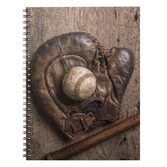 Cuaderno Equipo Vintage de Béisbol (Frente)
