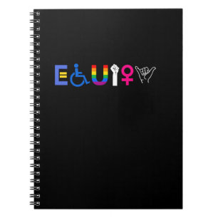 Cuaderno _EQUITY_ Iguales derechos Hembra del Orgullo de Un
