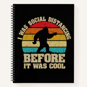 Cuaderno Era distanciamiento social antes de que fuera Guay