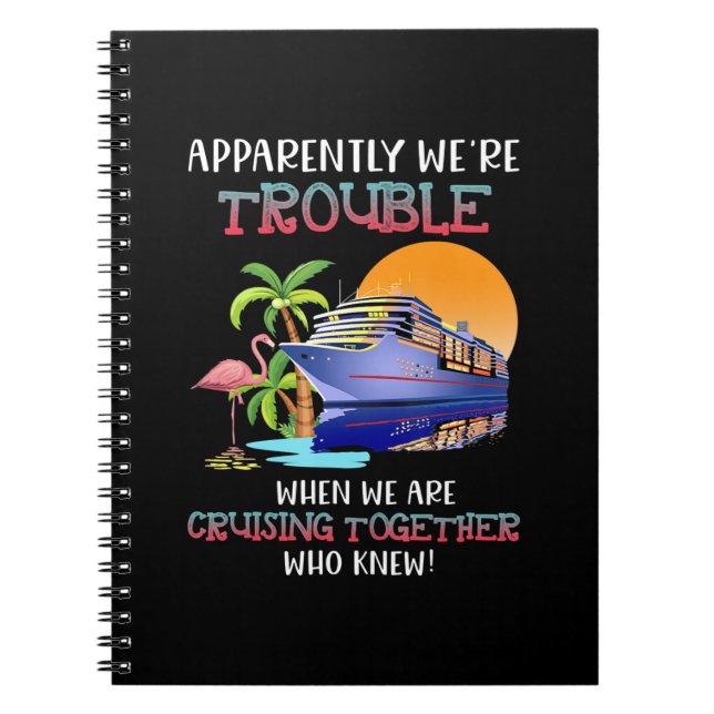 Cuaderno Eran Problemas Cuando Cruzamos Flamingo (Frente)