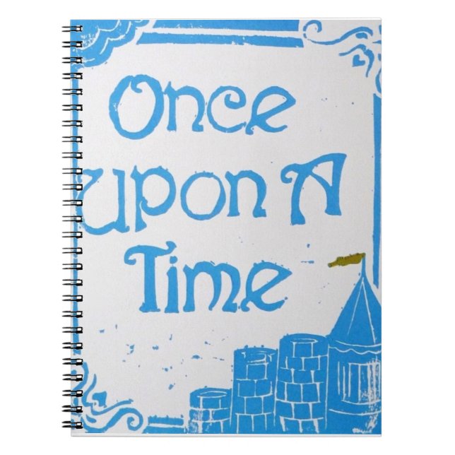 Cuaderno Érase una vez cuaderno, azul (Frente)