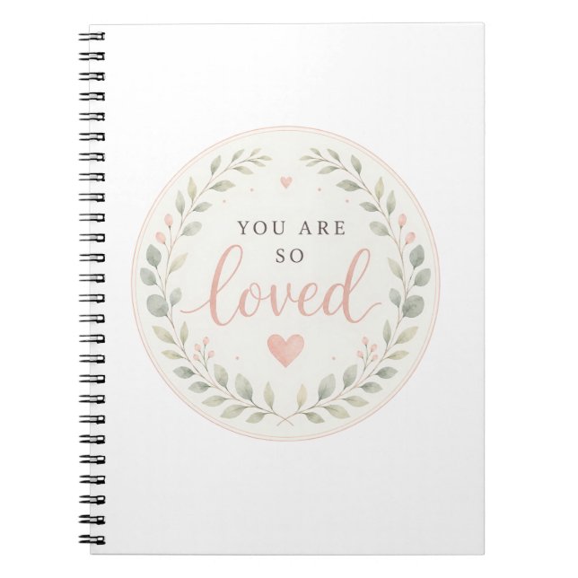 Cuaderno Eres Amado, Regalo para Recién Nacido (Frente)