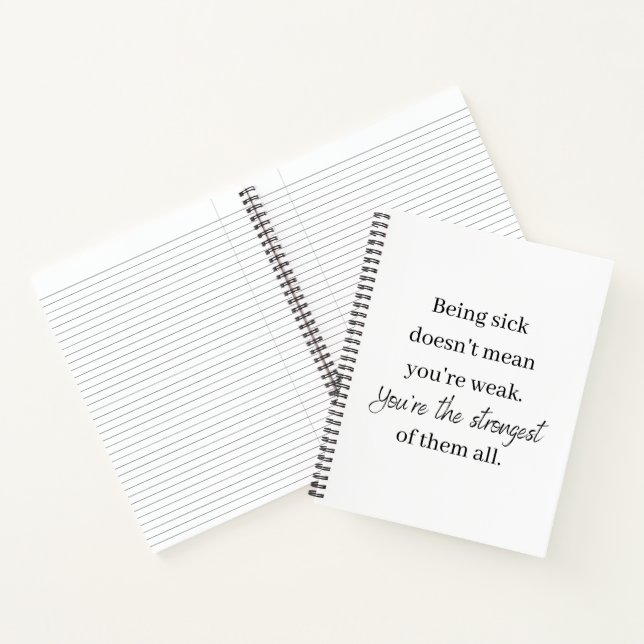 Cuaderno Eres el más fuerte de todos ellos (Interior)