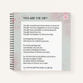 Cuaderno Eres El Regalo - Poema Inspirador De Autoamor