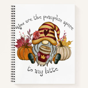 Cuaderno Eres la especia de calabaza de mi café