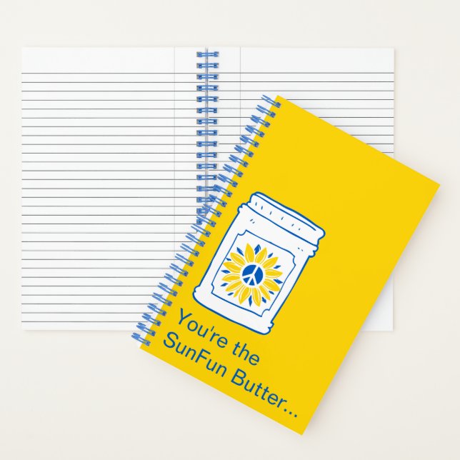 Cuaderno Eres la manteca SunFun para mi mermelada. (Interior)
