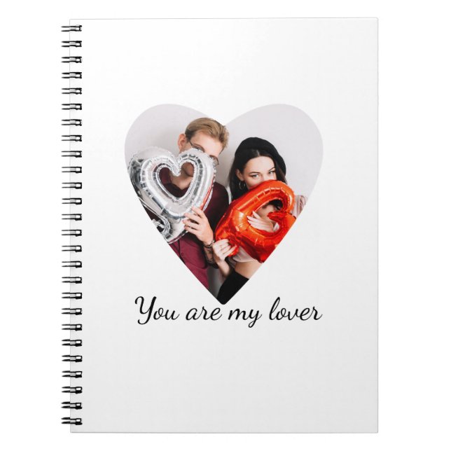 Cuaderno Eres Mi Amante – Diseño de Corazón Romántico (Frente)