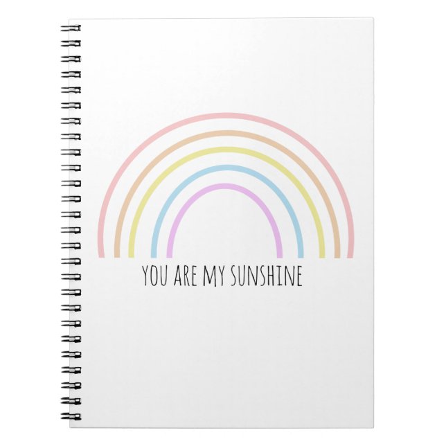 Cuaderno Eres mi arcoíris de sol (Frente)