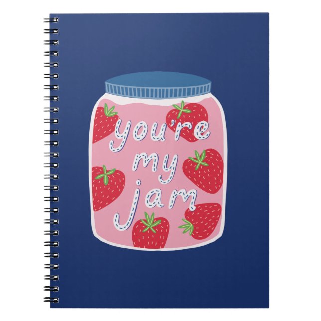 Cuaderno Eres mi Jam Spiral Notebook / Journal (Frente)