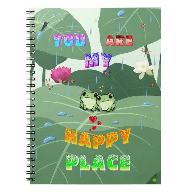 Cuaderno Eres Mi Lugar Feliz (Frente)