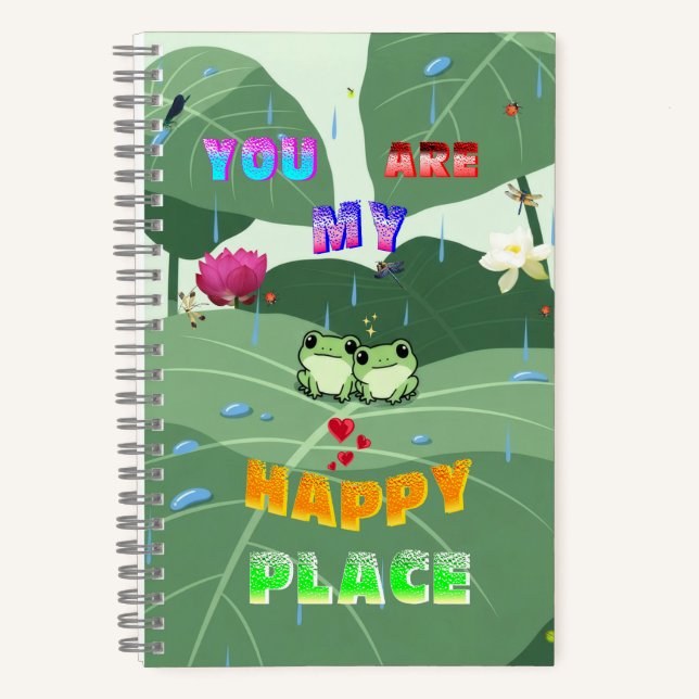 Cuaderno Eres Mi Lugar Feliz (Anverso)