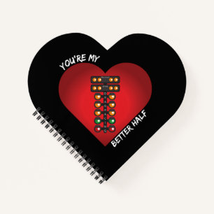 Cuaderno Eres mi mejor corazón de Carreras de medio arrastr