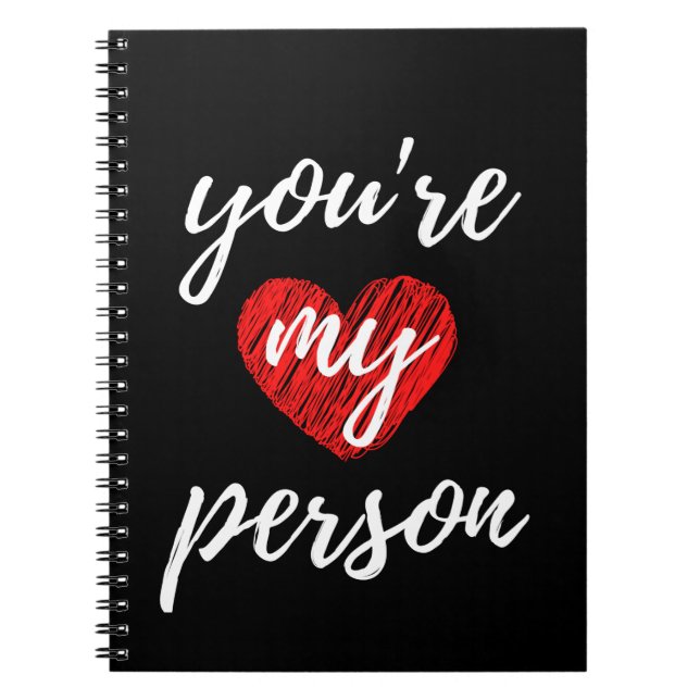 Cuaderno Eres mi persona (Frente)
