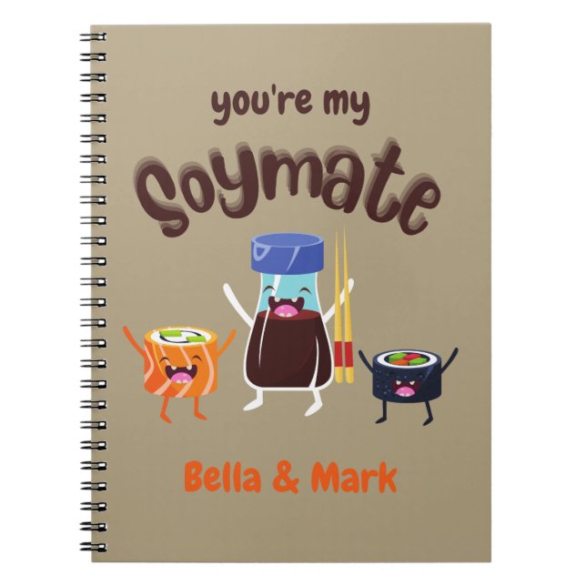 Cuaderno Eres mi Soymate, Soy (Frente)