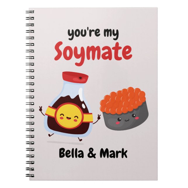 Cuaderno Eres mi Soymate, Soy (Frente)