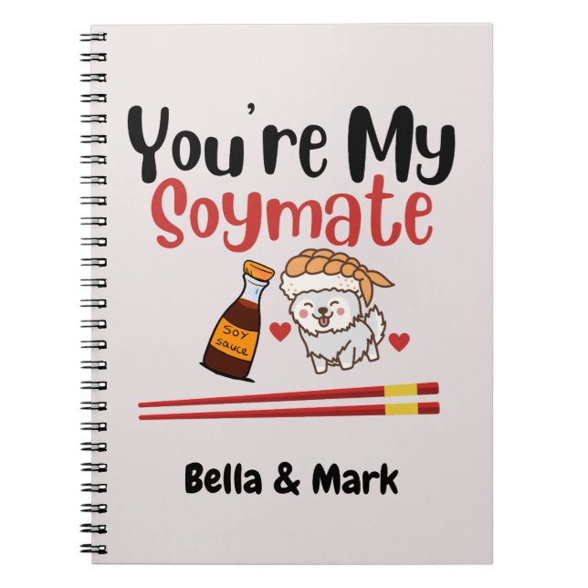Cuaderno Eres mi Soymate, Soy (Frente)