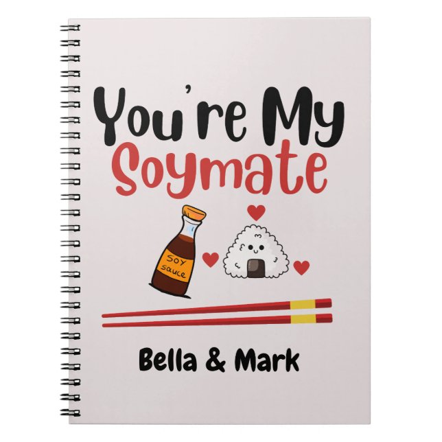 Cuaderno Eres mi Soymate, Soy (Frente)