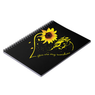 Cuaderno Eres Mi Sunshine Sunflower Y Mi Caballo