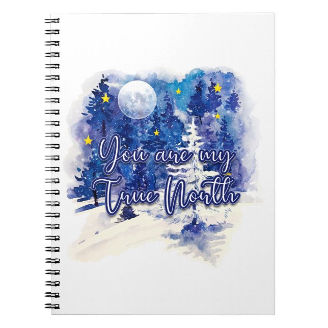 Cuaderno Eres mi verdadero norte (Frente)