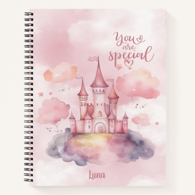 Cuaderno Eres un personalizable especial de la nube rosa de (Anverso)