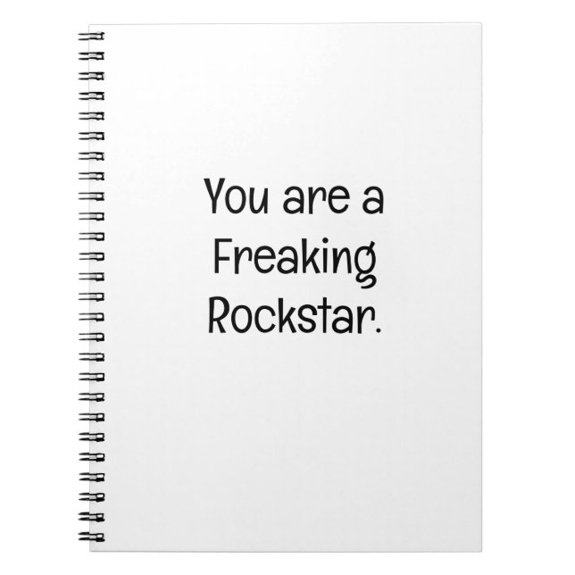 Cuaderno Eres una estrella de rock (Frente)
