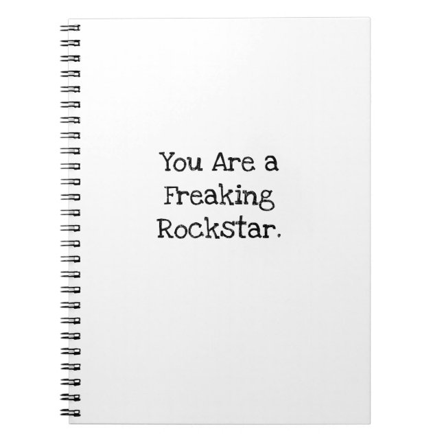 Cuaderno Eres una estrella de rock (Frente)