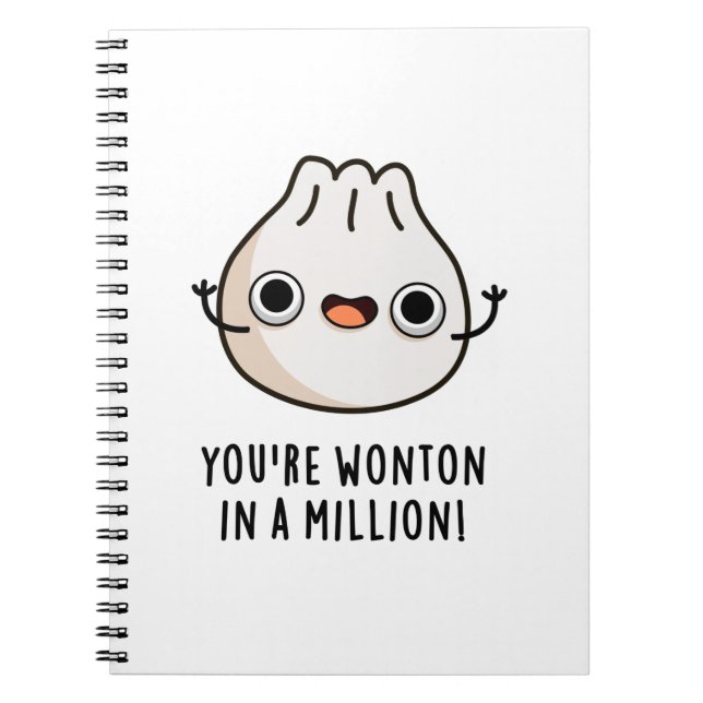 Cuaderno Eres Wonton En Un Millón Chiste Divertido De Dimsu (Frente)
