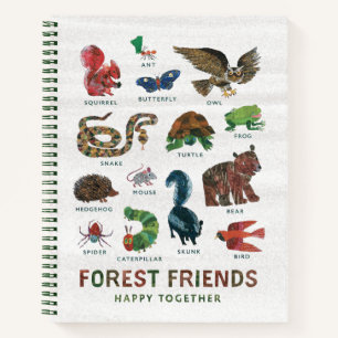 Cuaderno Eric Carle   Amigos de los bosques felices juntos