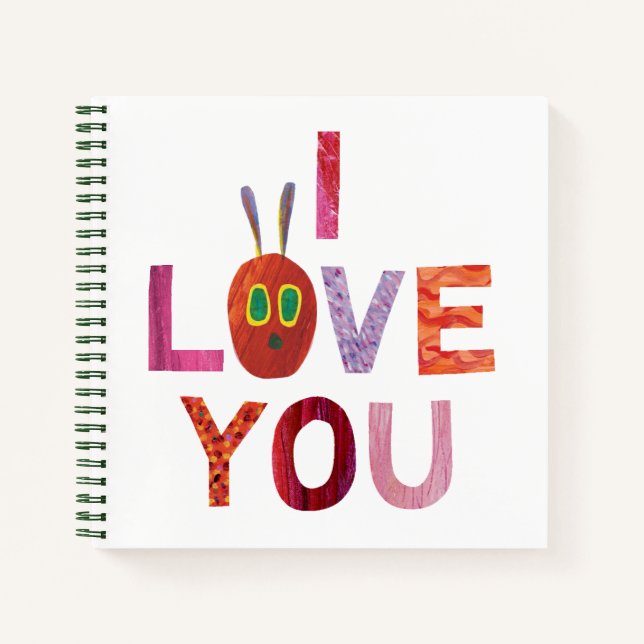 Cuaderno Eric Carle | Caterpillar te amo (Anverso)