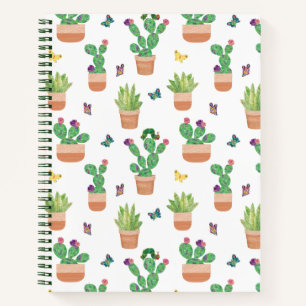 Cuaderno Eric Carle oruga, cactus y mariposa Pa